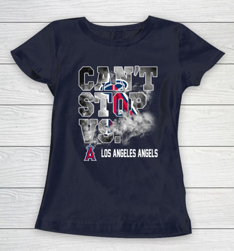 MLB Los Angeles Angels Baseball Can't Stop Vs Los Angeles Angels Women's T-Shirt 2