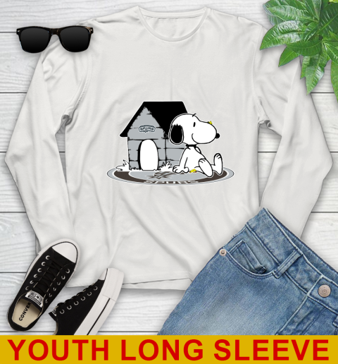 NBA Basketball San Antonio Spurs Snoopy The Peanuts Movie Shirt Youth Long Sleeve 12