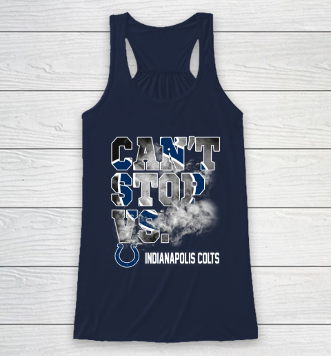 NFL Indianapolis Colts Can't Stop Vs Racerback Tank 8