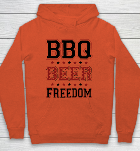 BBQ Beer Freedom Trump Fan Hoodie 5