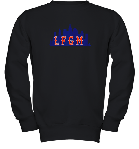 LFGM Shirt Baseball Fan Gifts Youth Sweatshirt