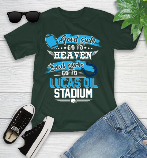 Indianapolis Colts NFL Bad Girls Go To Lucas Oil Stadium Shirt Youth T-Shirt 5