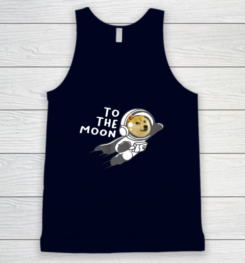 Dogecoin to the Moon Shirt Hodl Doge Coin Crypto Currency Tank Top 2