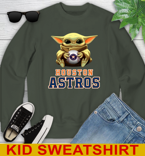 MLB Baseball Houston Astros Star Wars Baby Yoda Shirt 121