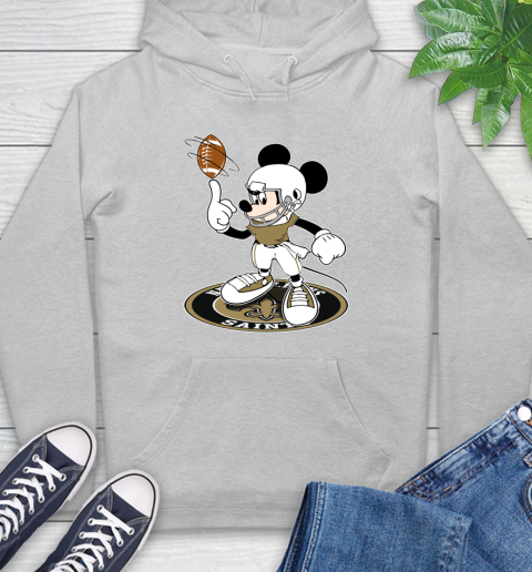 NFL Football New Orleans Saints Cheerful Mickey Disney Shirt Hoodie 6