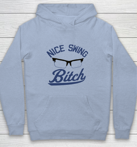 Nice Swing Bitch Youth Hoodie 5