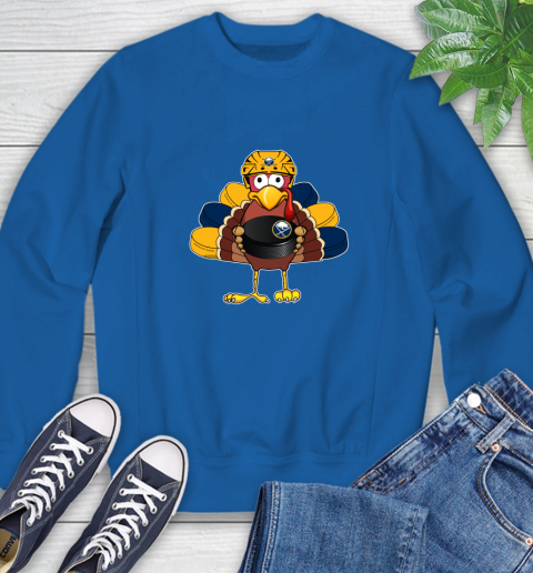 Buffalo Sabres Turkey Thanksgiving Day Sweatshirt 8