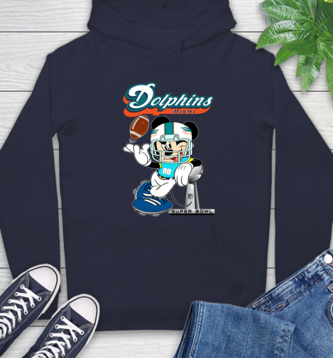 NFL Miami Dolphins Mickey Mouse Disney Super Bowl Football T Shirt Hoodie 16