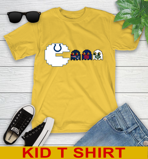 Indianapolis Colts NFL Football Pac Man Champion Youth T-Shirt 8