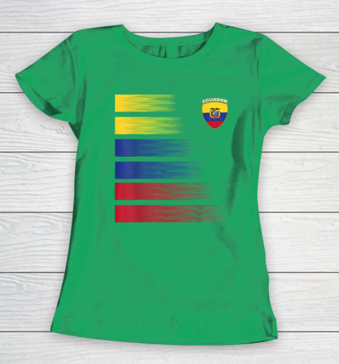 Ecuador Football Shirt Ecuadorian Soccer Jersey Women's T-Shirt 4