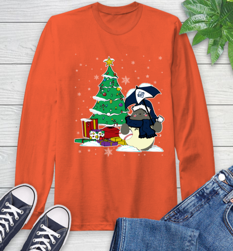 Tampa Bay Rays MLB Baseball Cute Tonari No Totoro Christmas Sports Long Sleeve T-Shirt 4