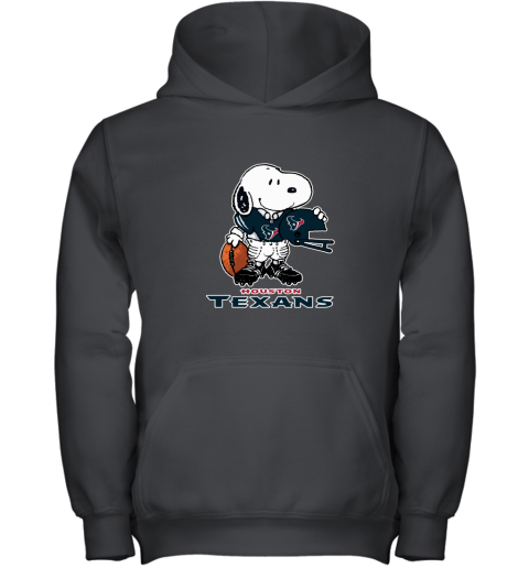 Snoopy A Strong And Proud Houston Texans Player NFL Youth Hoodie