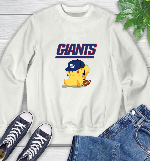 NFL Pikachu Football Sports New York Giants Sweatshirt