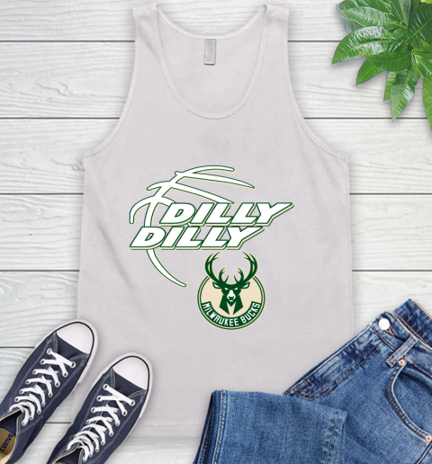 NBA Milwaukee Bucks Dilly Dilly Basketball Sports Tank Top