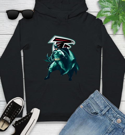 NFL Batman Football Sports Atlanta Falcons Youth Hoodie 2