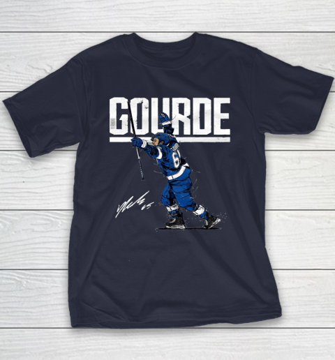 Yanni Gourde For Tampa Bay Lightning Fans Youth T-Shirt 2