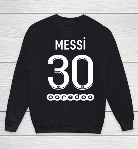 Paris Saint Germain match shirt 2021 2022 with Messi 30 Youth Sweatshirt