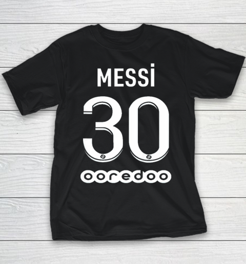 Paris Saint Germain match shirt 2021 2022 with Messi 30 Youth T-Shirt