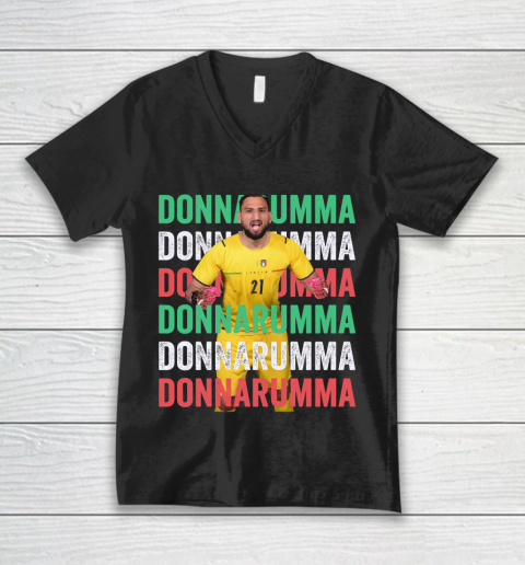 Donnarumma Italy Euro Champions 2020 V-Neck T-Shirt