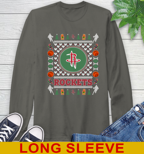Houston Rockets Merry Christmas NBA Basketball Loyal Fan Long Sleeve T-Shirt 10