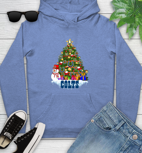 Indianapolis Colts Merry Christmas NFL Football Sports Youth Hoodie 12