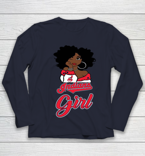 Cleveland Indians Girls Girl MLB Youth Long Sleeve 3