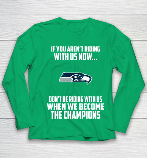 NFL Seattle Seahawks Football We Become The Champions Youth Long Sleeve 4