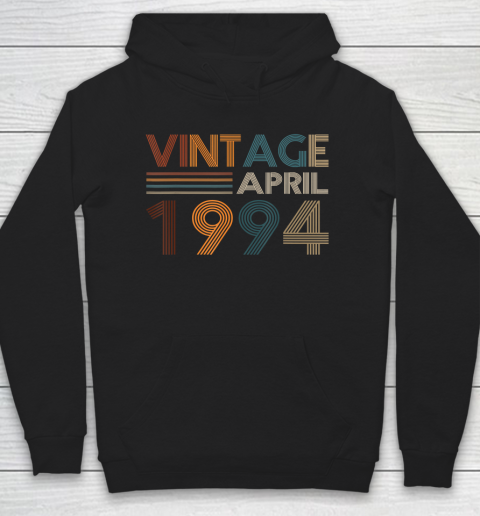 Father gift shirt Retro Vintage April 1994 26 Years Old 26th Birthday Gift T Shirt Hoodie