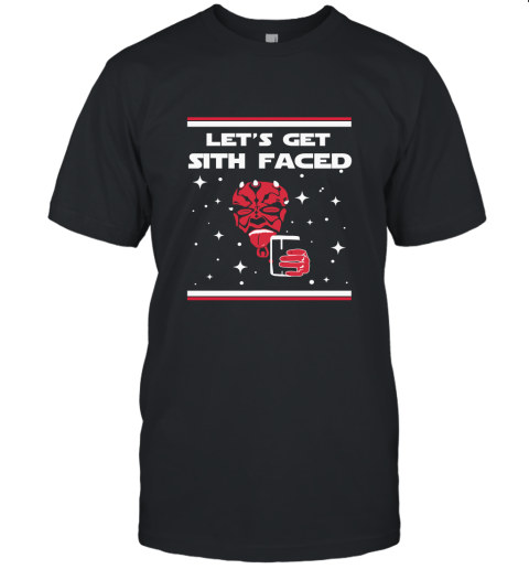 Star Wars Christmas Lets Get Sith Faced Unisex Jersey Tee
