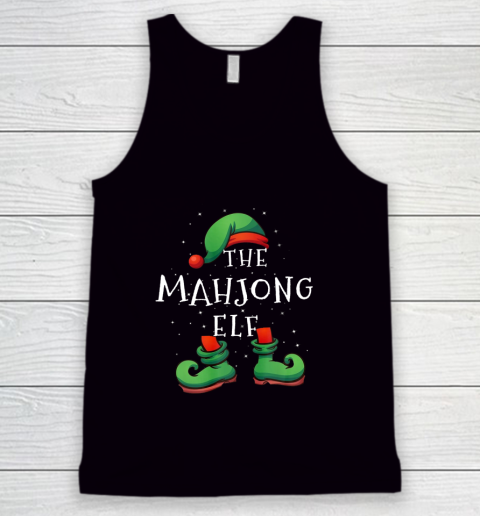 Mahjong Christmas Elf Group Matching Family Gift Tank Top