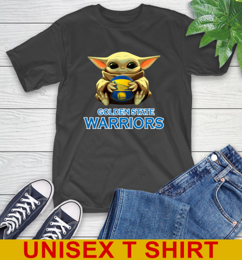 NBA Basketball Golden State Warriors Star Wars Baby Yoda Shirt 2