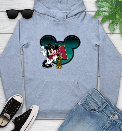 MLB Arizona Diamondbacks The Commissioner's Trophy Mickey Mouse Disney Youth Hoodie 10