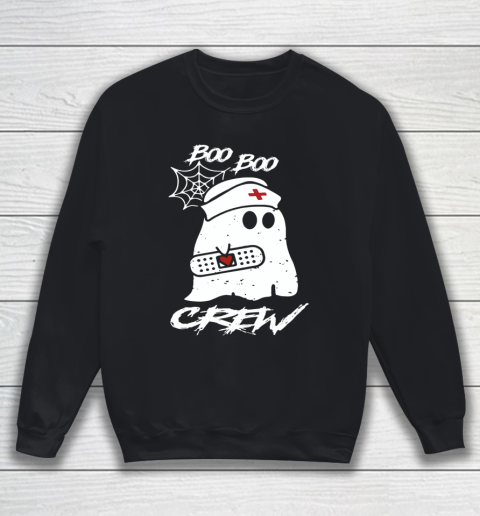 Boo Boo Crew Nurse Ghost Funny Halloween Costume Gift Long Sleeve T Shirt.D2SMT7UJCV Sweatshirt