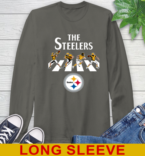 NFL Football Pittsburgh Steelers The Beatles Rock Band Shirt Long