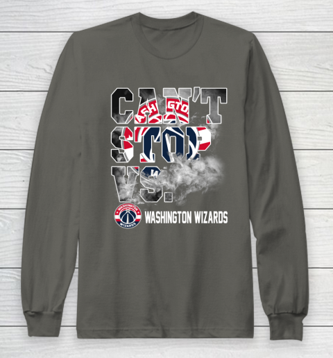 NBA Washington Wizards Basketball Can't Stop Vs Long Sleeve T-Shirt 5