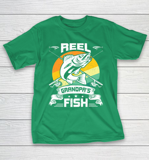 GrandFather gift shirt Reel Grandpa's Fish Funny Fly Fishing Gift T Shirt T-Shirt 15