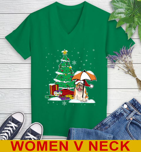 Bulldog Christmas Dog Lovers Shirts 77