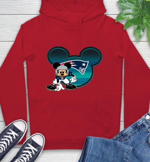 NFL New England Patriots Mickey Mouse Disney Football T Shirt Hoodie 10