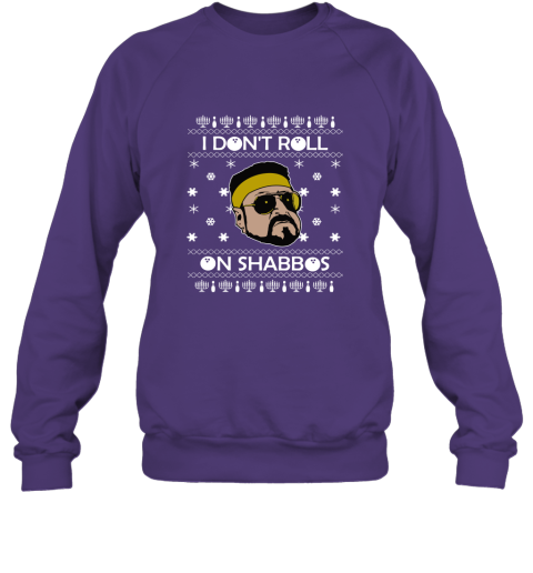 I Don'T Roll On Shabbos Lebowski Ugly Christmas Sweatshirt