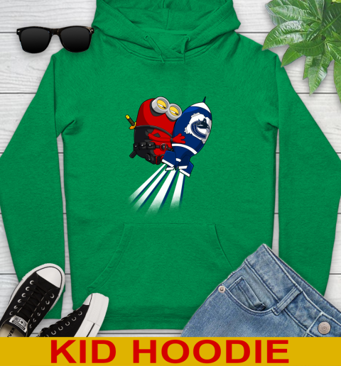 NHL Hockey Vancouver Canucks Deadpool Minion Marvel Shirt Youth Hoodie 8