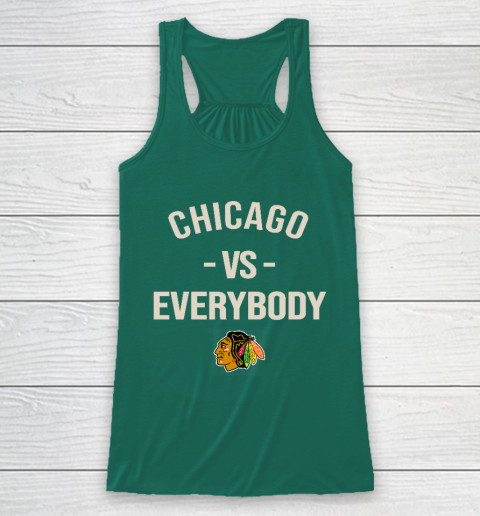 Chicago Blackhawks Vs Everybody Racerback Tank 5