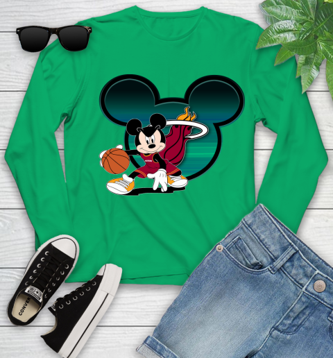 NBA Miami Heat Mickey Mouse Disney Basketball Youth Long Sleeve 6