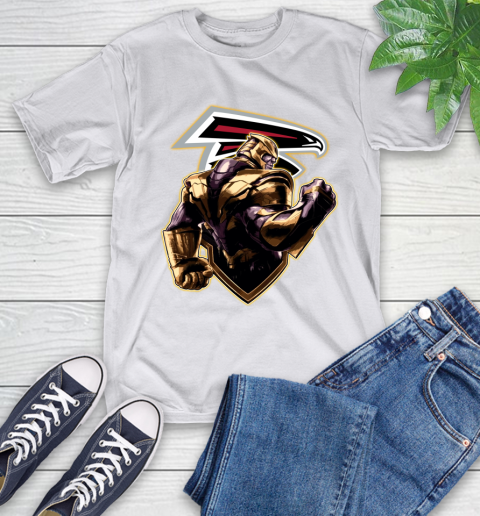 NFL Thanos Avengers Endgame Football Sports Atlanta Falcons T-Shirt 12