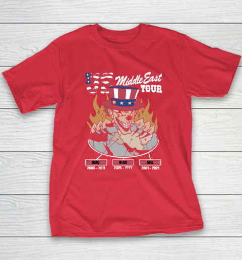 US Middle East Tour Iraq Iran AFG Youth T-Shirt 7