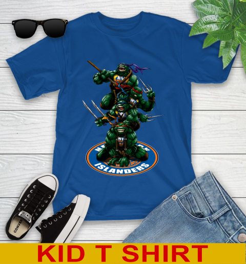 NHL Hockey New York Islanders Teenage Mutant Ninja Turtles Shirt Youth T-Shirt 9