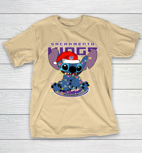 Sacramento Kings NBA noel stitch Basketball Christmas T-Shirt 5