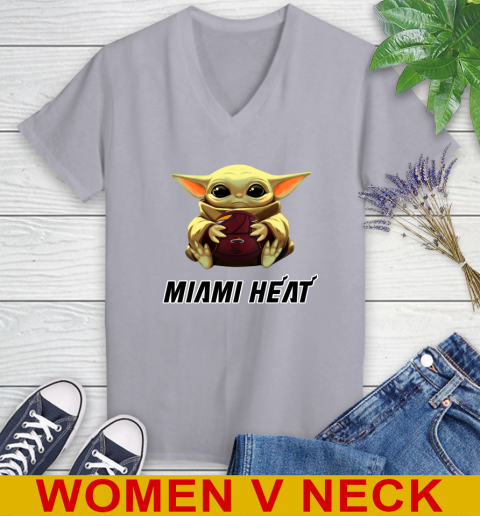 NBA Basketball Miami Heat Star Wars Baby Yoda Shirt 81