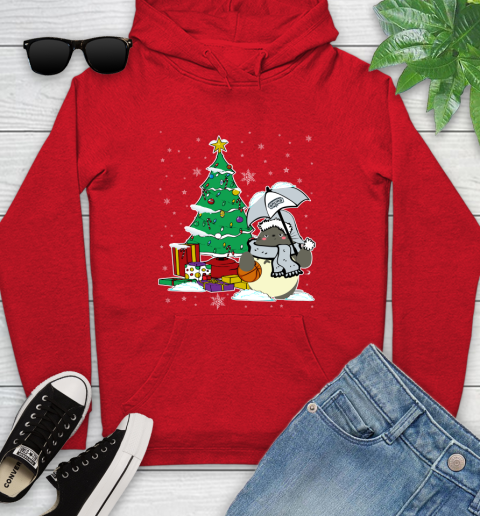 San Antonio Spurs NBA Basketball Cute Tonari No Totoro Christmas Sports Youth Hoodie 12