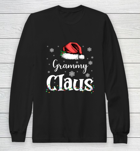 Funny Santa Grammy Claus Merry Christmas Gift Long Sleeve T-Shirt