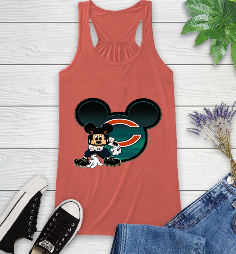 NFL Chicago Bears Mickey Mouse Disney Football T Shirt Racerback Tank 4